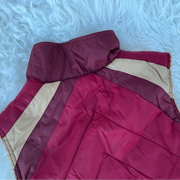 Vintage y2k Vest maroon 2000s one step up size large - Picture 3 of 4